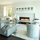 White Painted With Nice White Painted Living Room With Modern Sectional Sofa In Grey Coupled With Barrel Shaped Chairs And Ottoman Decoration 18 Stunning Modern Sectional Sofa With Various Models And Types