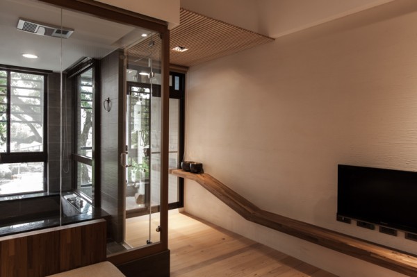 Home Interior A Elegant Home Interior Design Including A Glass Entryway On The Front Entrance And Wooden Board Floor Decoration And White Painted Wall Architecture Charming Modern Japanese House With Luminous Wooden Structure