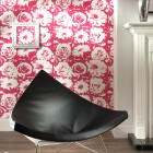 Parlay Pop For Pretty Parlay Pop Flowers Design For Vintage Wallpaper Style Completed With Black Small Chair Furniture Design Ideas Decoration 18 Fashionable Patterned Wallpaper For Stylish Beautiful Interiors